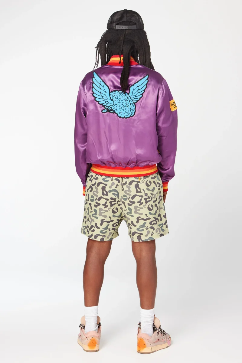 GALLERY DEPT TALK Cloth embroidered baseball jersey jacket high street men's loose casual autumn jacket