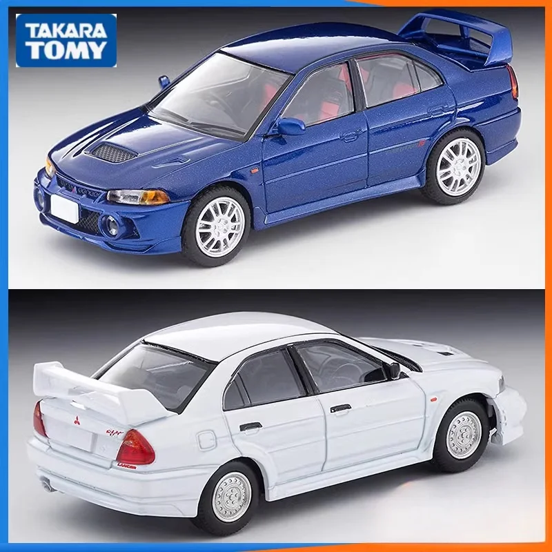 TAKARA TOMY  TLV Mitsubishi LANCER LANCER EVO 4 generation LV-N186e N190e alloy die-cast car models,collection pieces,boys' toys