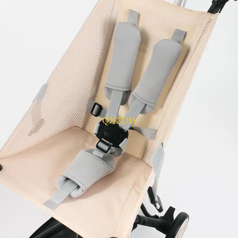 QX2D Soft prams Shoulder Protectors Infant Carriage Shoulder Pad Set for Baby