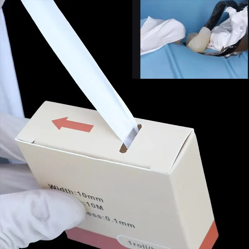 0.1Mm Dental Matrix Bands 10M/roll White Matrices Retainer Strips for Teetn Restoration Dentist Material view 5
