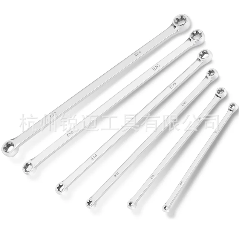 Double Head E Plum Blossom Wrench Star Hexagonal Wrench Double Head E6E8E10E24 Meter Word Engine Glasses