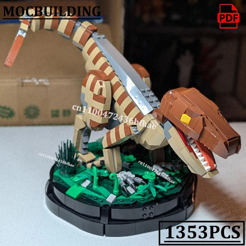 

Jurassic Dinosaur Blocks Model MOCBUILDING Blocks Velociraptored Assembly Construction Technology Toys Gift Present