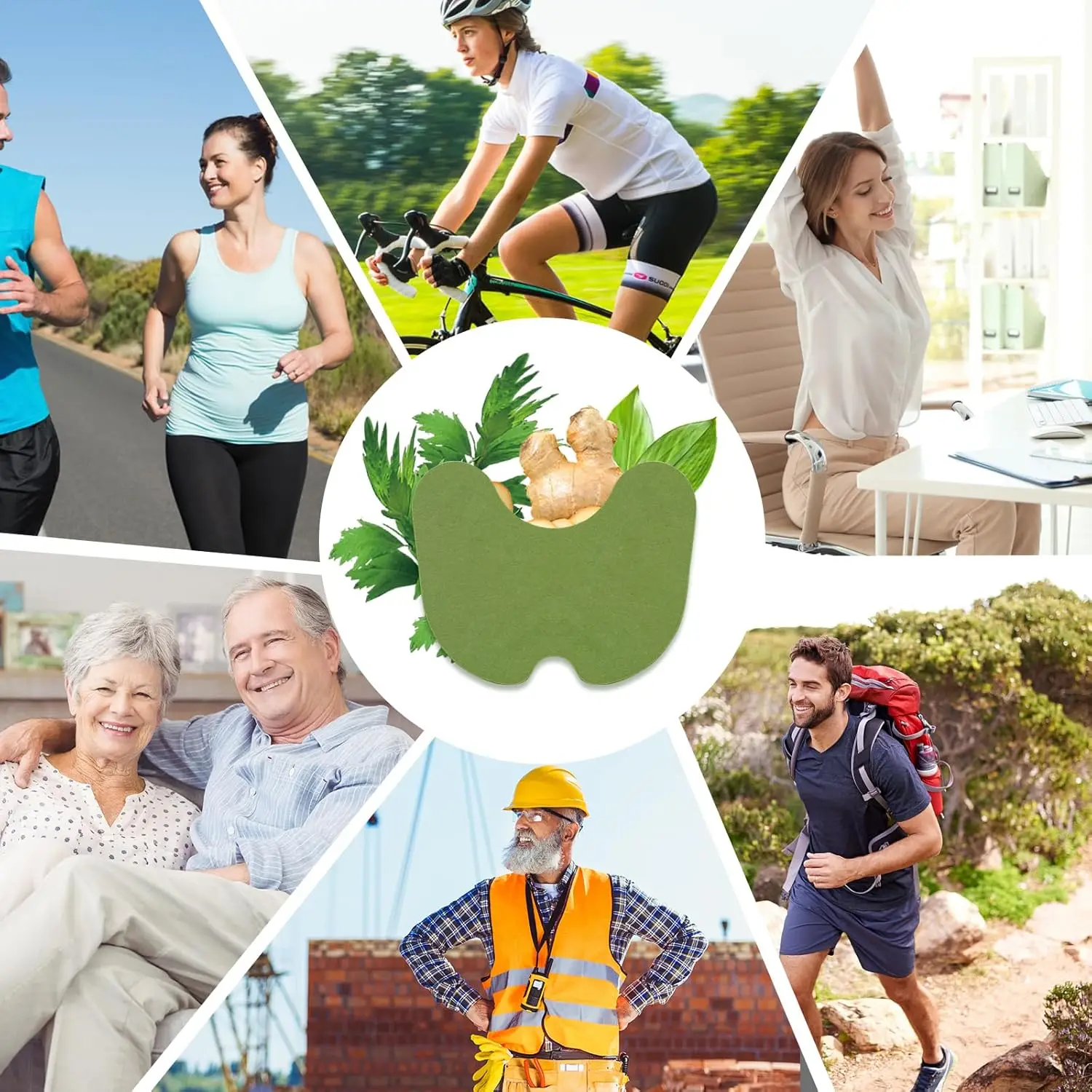 6/36/60/72/120 個膝加熱パッド暖かい膝パッド