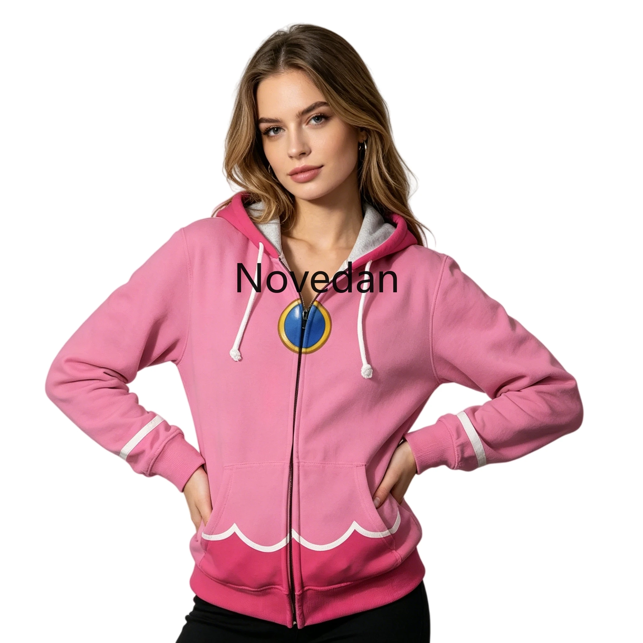 Super Brother Bowser Hoodie Sweatshirt Cartoon Wario Peach Yoshi Donkey Kong DK 3D Print Hoodie Kids Men Women Cosplay Costume - view 2