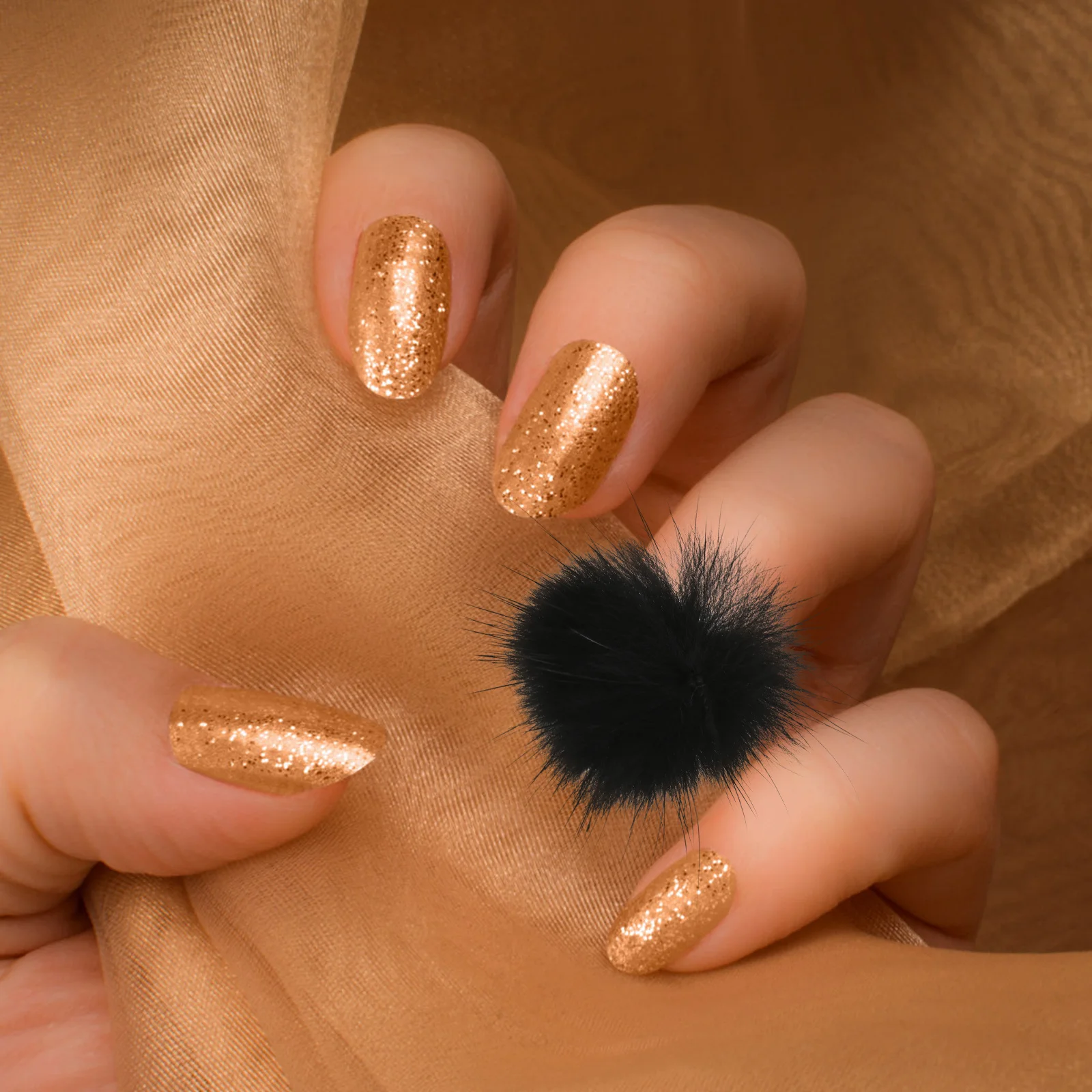 

6pcs Art Decorations Ball Diy Manicure Stickers Removable Nail Ornaments For Women Gift Nail Accessories