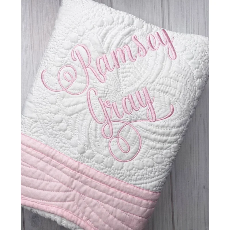 Personalized Swaddle Blanket Baby Sleepsack Blanket Newborn Custom Name Cute Toddler Doudou fleece Blanket kids girl boys Gifts