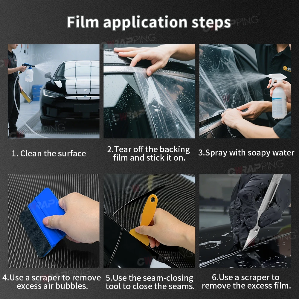 Vinyl-Folien-Autostyling und -Verkleidung Selbstklebende Kratzfeste Aufkleber für Autofolien-Abdeckung Tarnfolie Fahrzeugdekoration – Detail 13