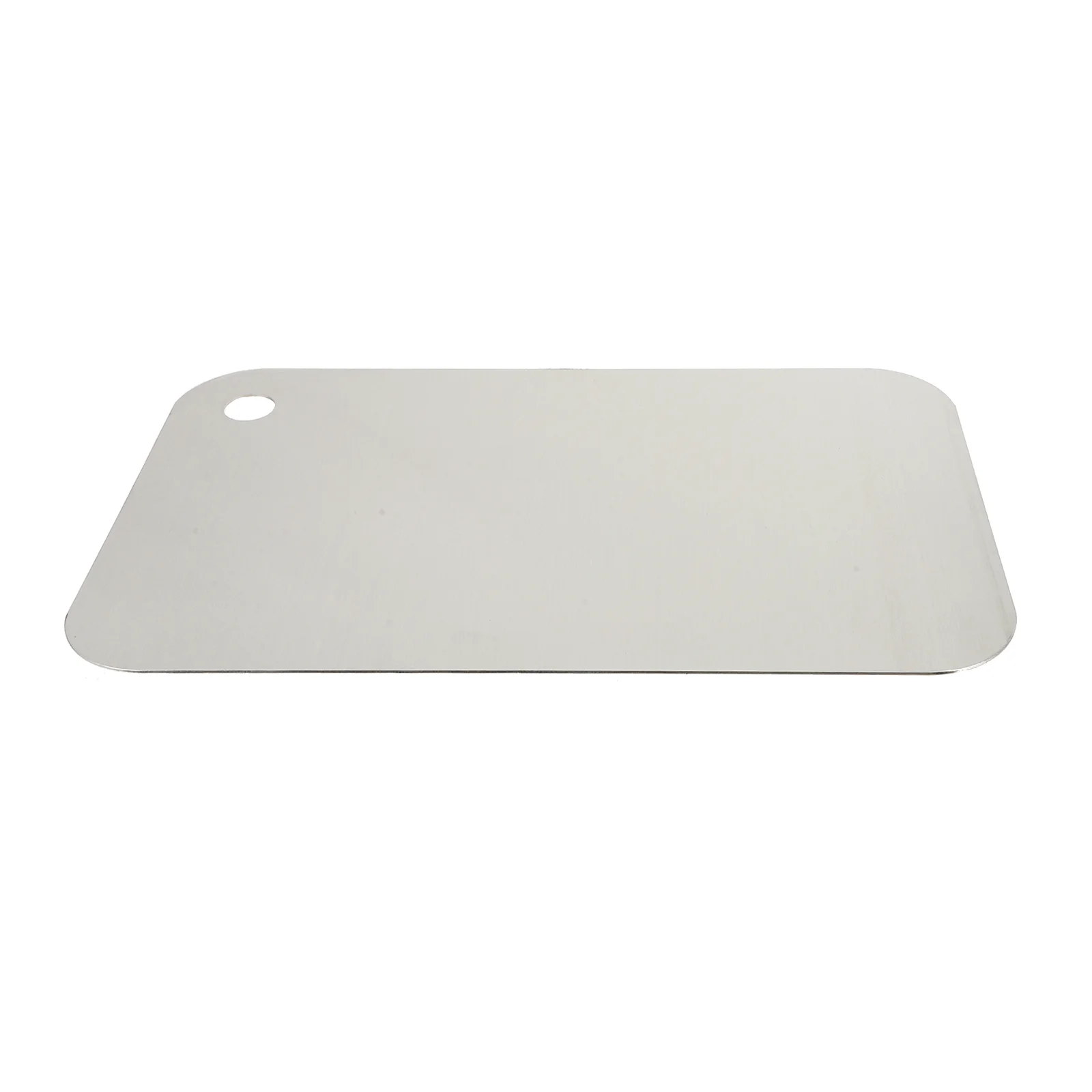 

Stainless Steel Cutting Board Metal Cutting Board Modern Chopping Block Fruit Cutting Block for Home Kitchen (15x24x02cm)