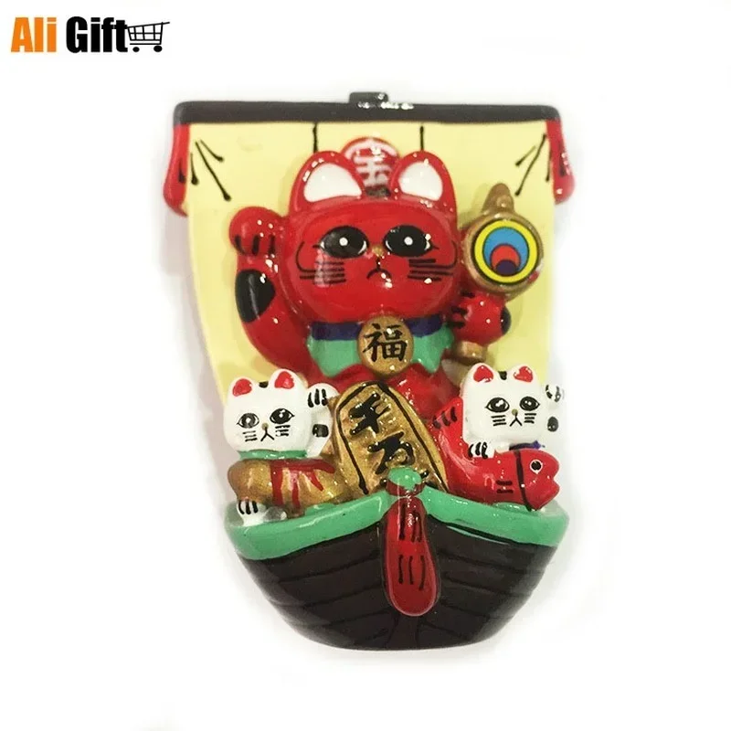 اليابان السياحية تذكارية مغناطيس الثلاجة اليابان طوكيو الديكور ثلاثية الأبعاد مغناطيس الثلاجة ملصق تذكارية المطبخ ديكور المنزل