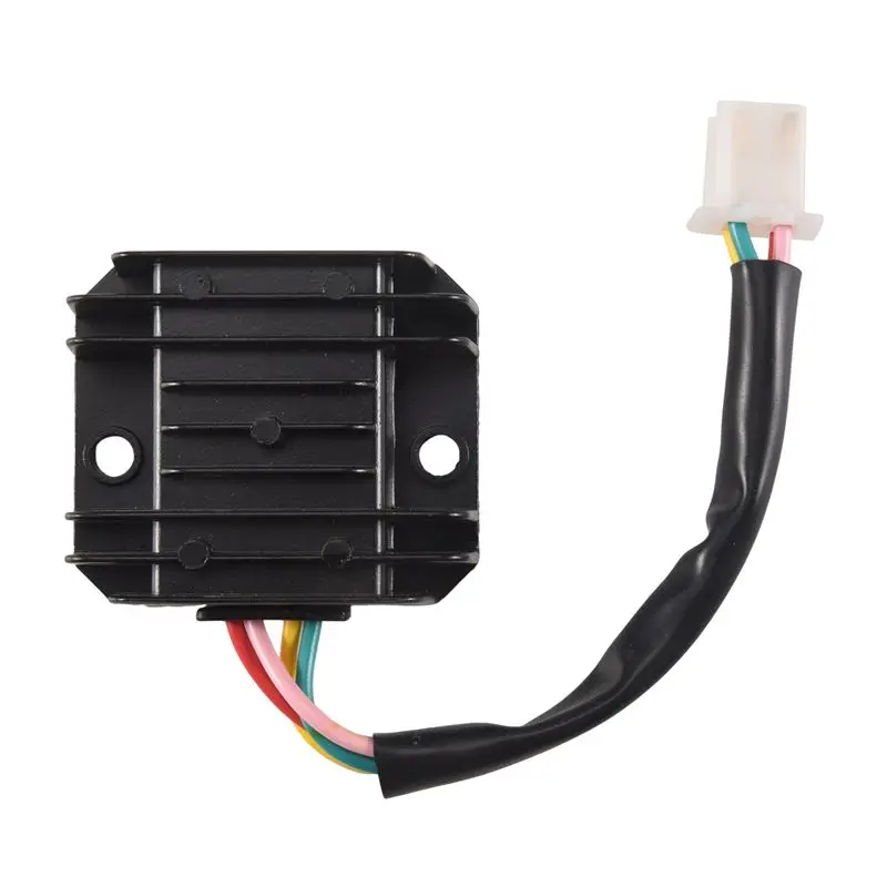 AB98-منظم جهد الدراجة النارية 4 أسلاك 4 دبابيس 12 منظم الجهد المعدل لـ 50-250CC دراجة نارية سكوتر الدراجة ATV #1