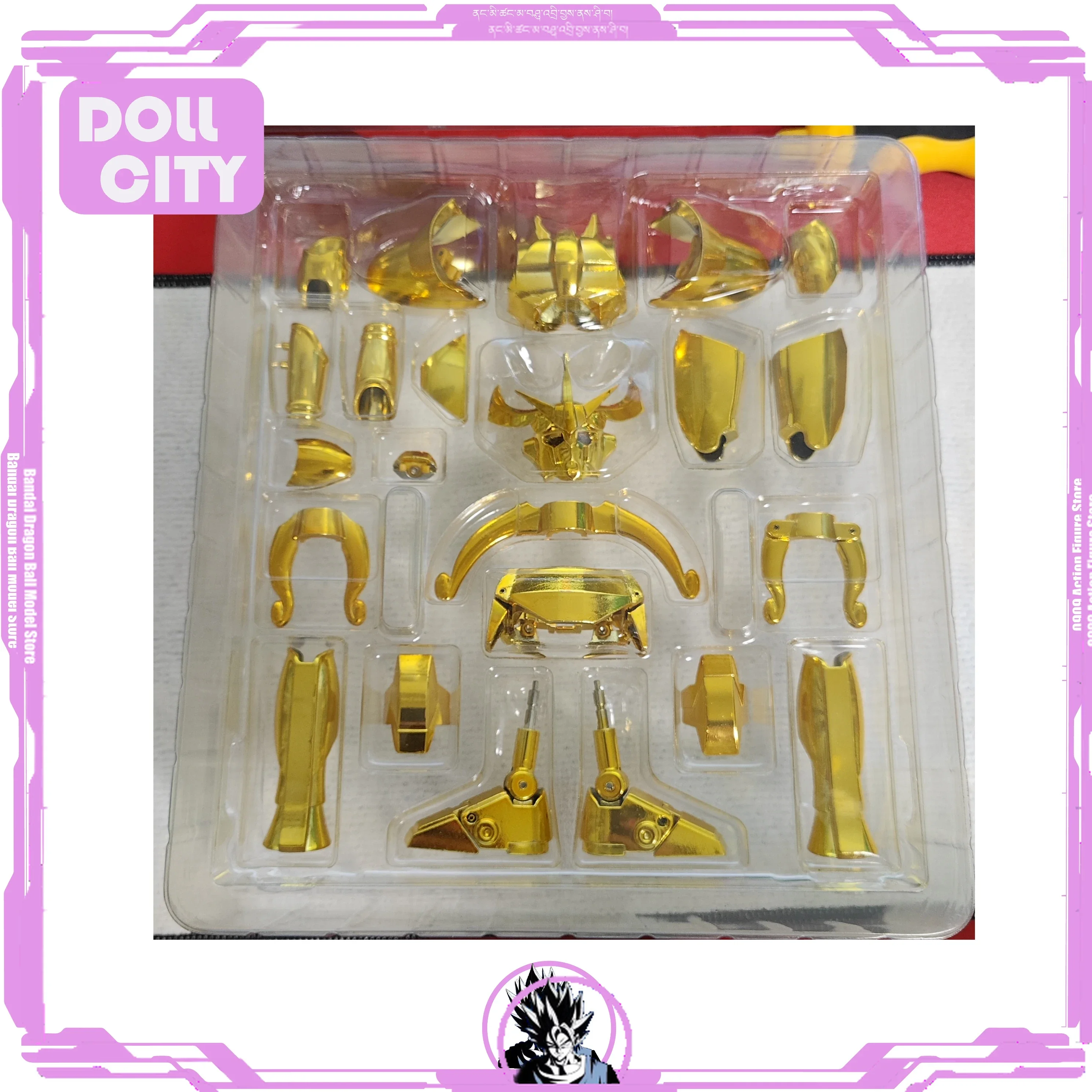 CS Model Saint Seiya Myth Cloth EX Fake Sagittarius Aioros Galaxy War 24K Gold Knights of the Zodiac Action Figure In Stock