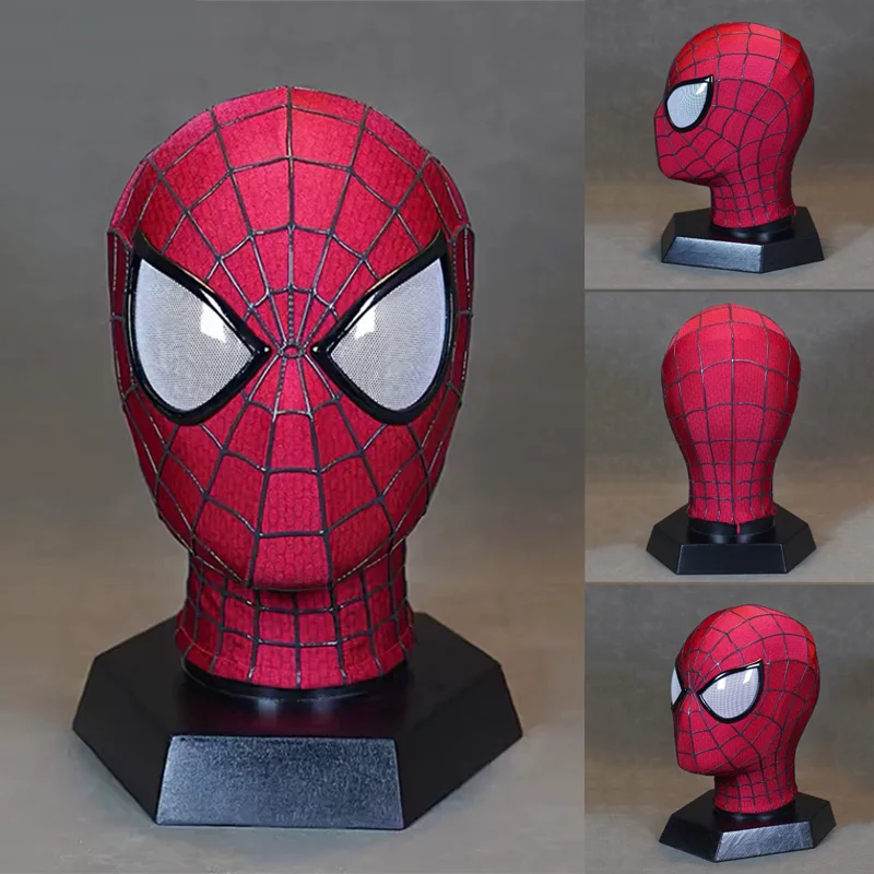 Handgefertigte Spider-Man 2 Filmgenaue Garfield-Version Cosplay-Maske Peter Parker Handarbeit Sammlerstück als Geschenk
