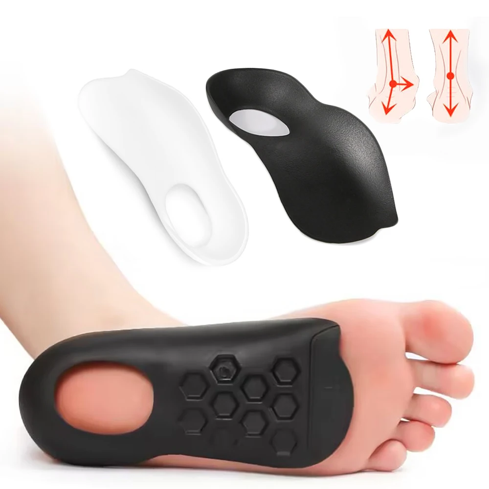 Orthotic Heel Insole with Arch Support Flat Feet Correction XO-Shaped Leg Foot Support Orthopedic Shoe Inserts for Shoes Unisex