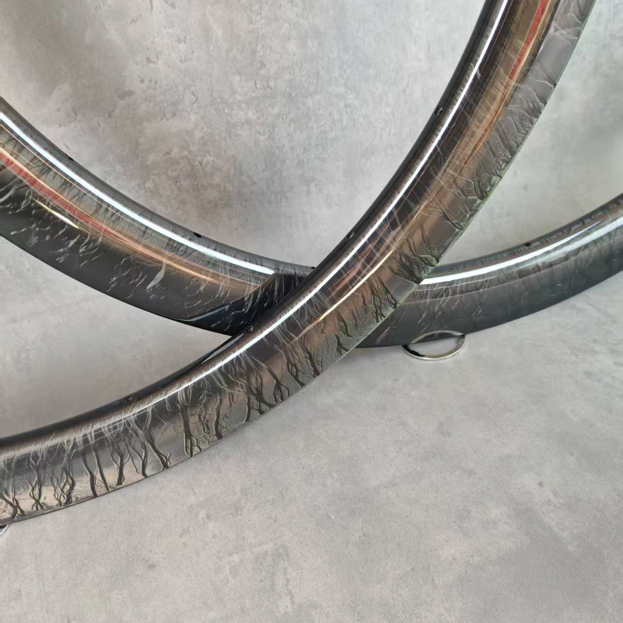 Full Carbon Single Rim Disc Brake, 700C,marble glossy,38/45/50/60mm Depth, 25mm Width, Clincher, Tubeless, Tubular,24-24 hole