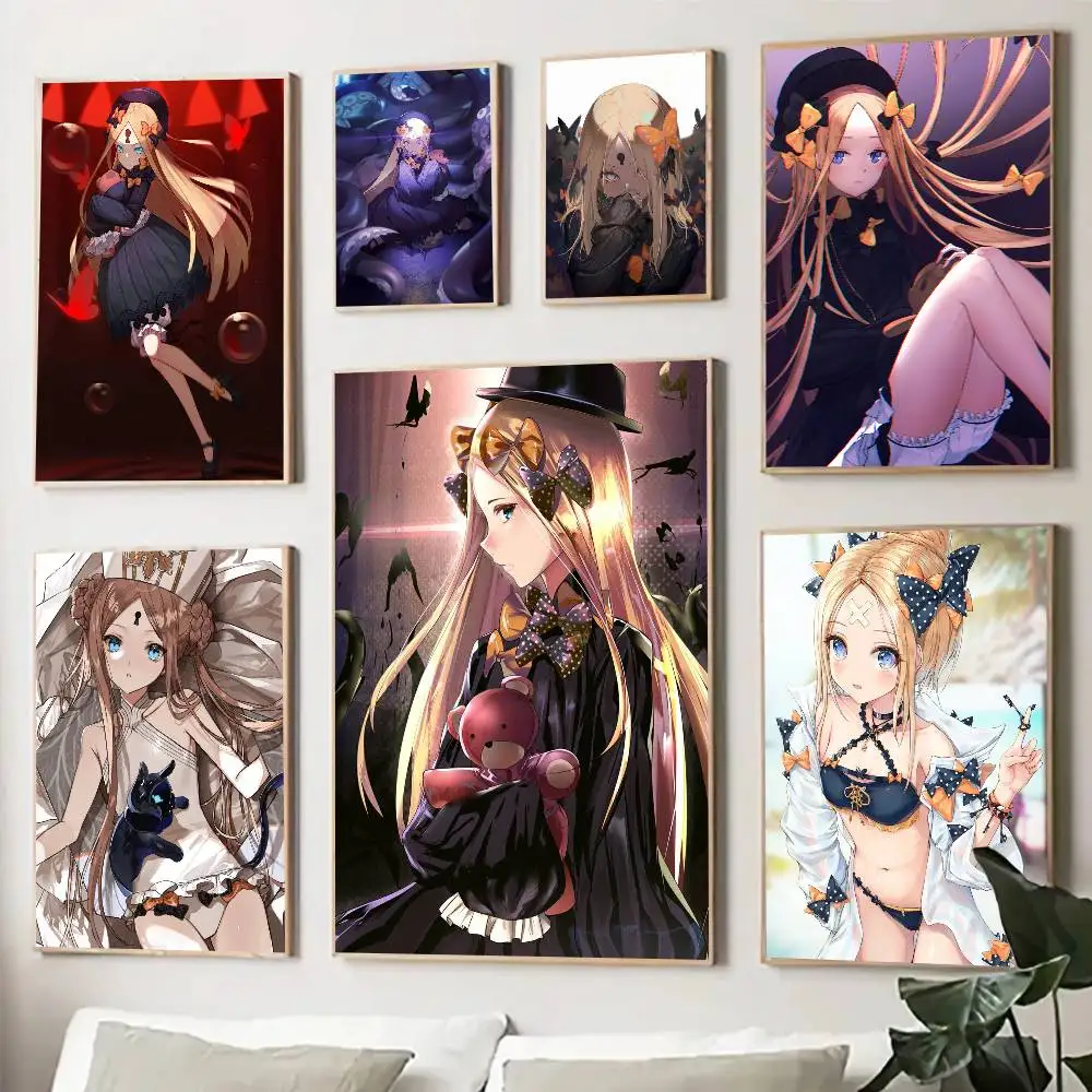 Abigail Williams Anime Fate Grand Order Posters Living Room Bar Cafe Quality Canvas Vintage Style Comics Painting Art Home Wall