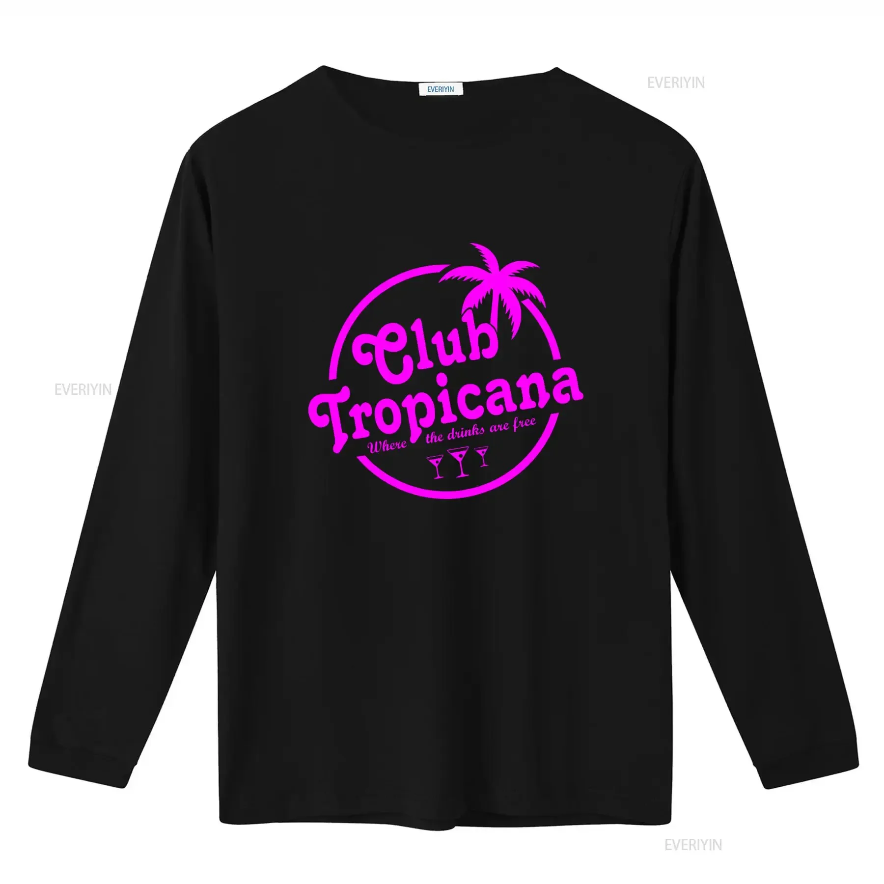 Club Tropicana Where The Drinks Are Free Softstyle T Shirt 80s Pop Music Logo by Wham George Michael Band vintage Washed