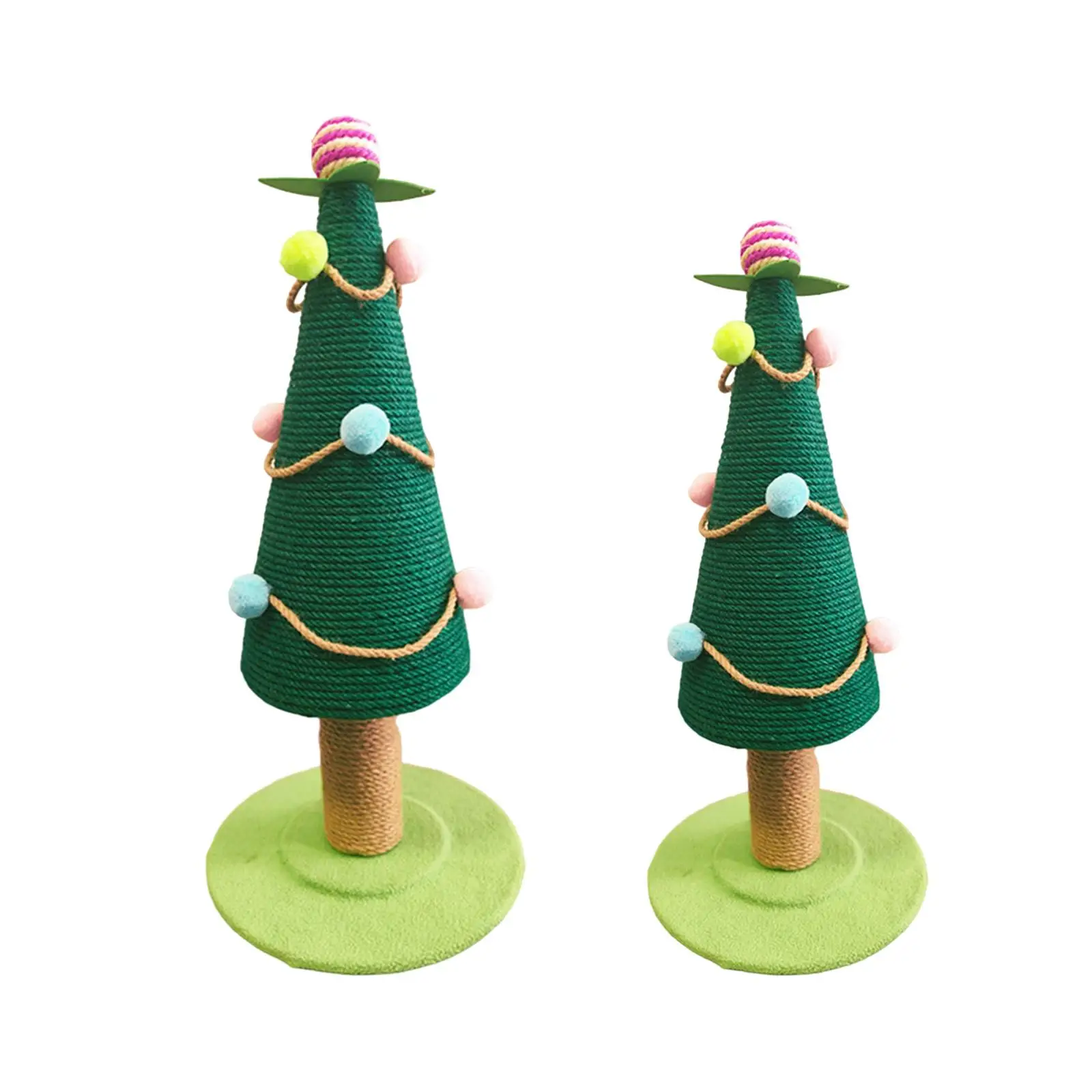 Cat Scratching Posts Christmas Tree Ornament for Indoor Cats Cat Scratch Post