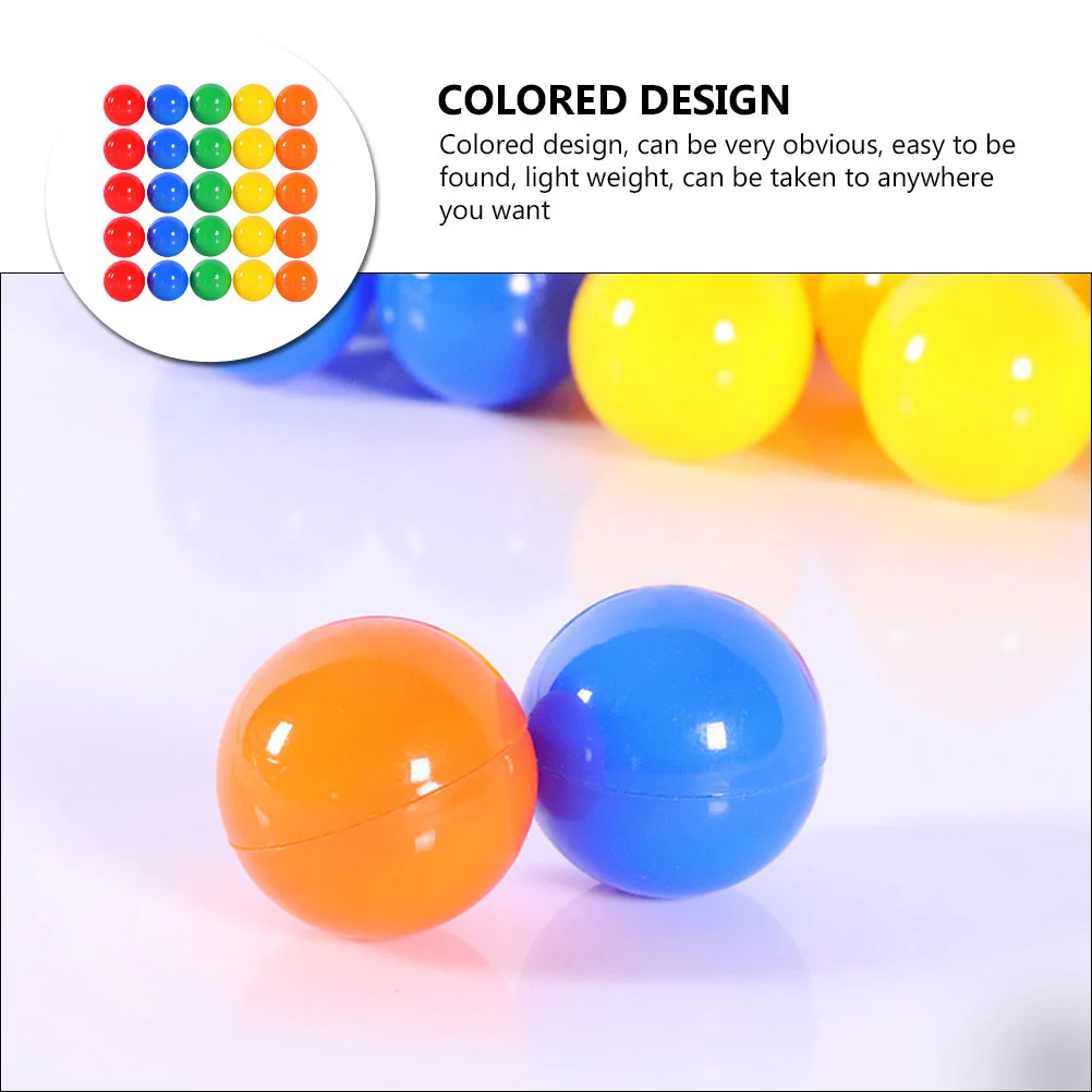 50 Pcs Lottery Ball Numbered Bingo Balls Seamless Small Game Raffle for Party Mini Parent-child