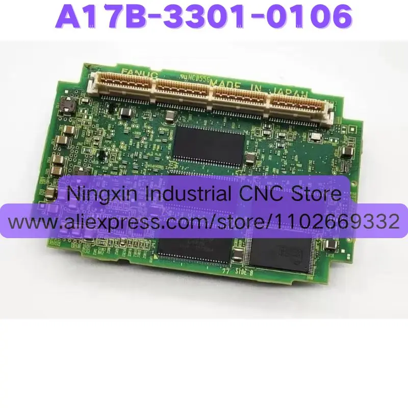 

Подержанная печатная плата A17B-3301-0106 A17B 3301 0106, протестирована в порядке.