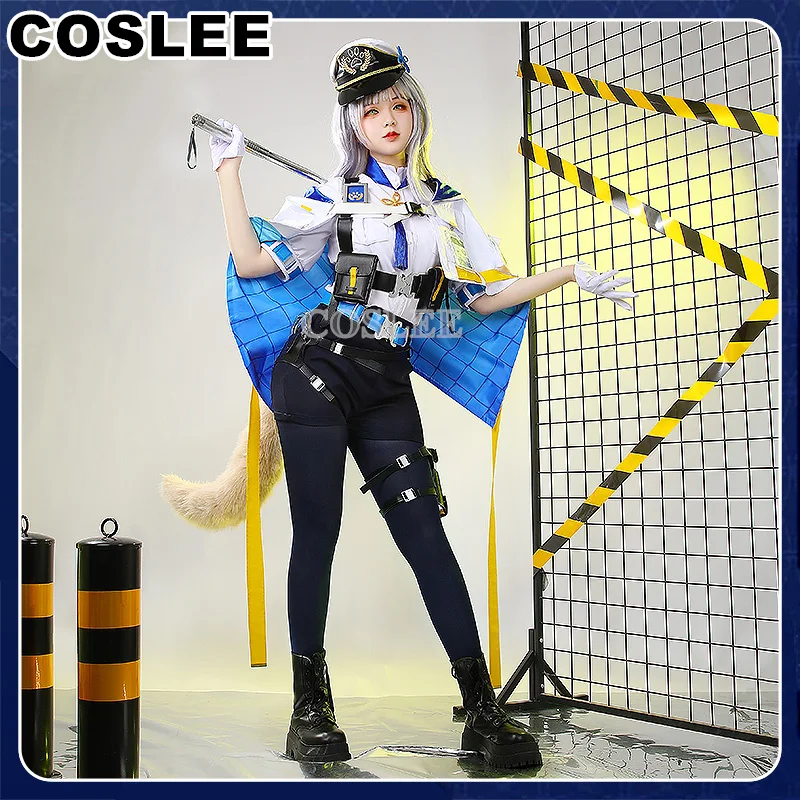 COSLEE Vtuber Nijisanji Shioriha Ruri Cosplay Costume Lovely Uniforms With Tail Halloween Party Outfit For Women Game Suit New