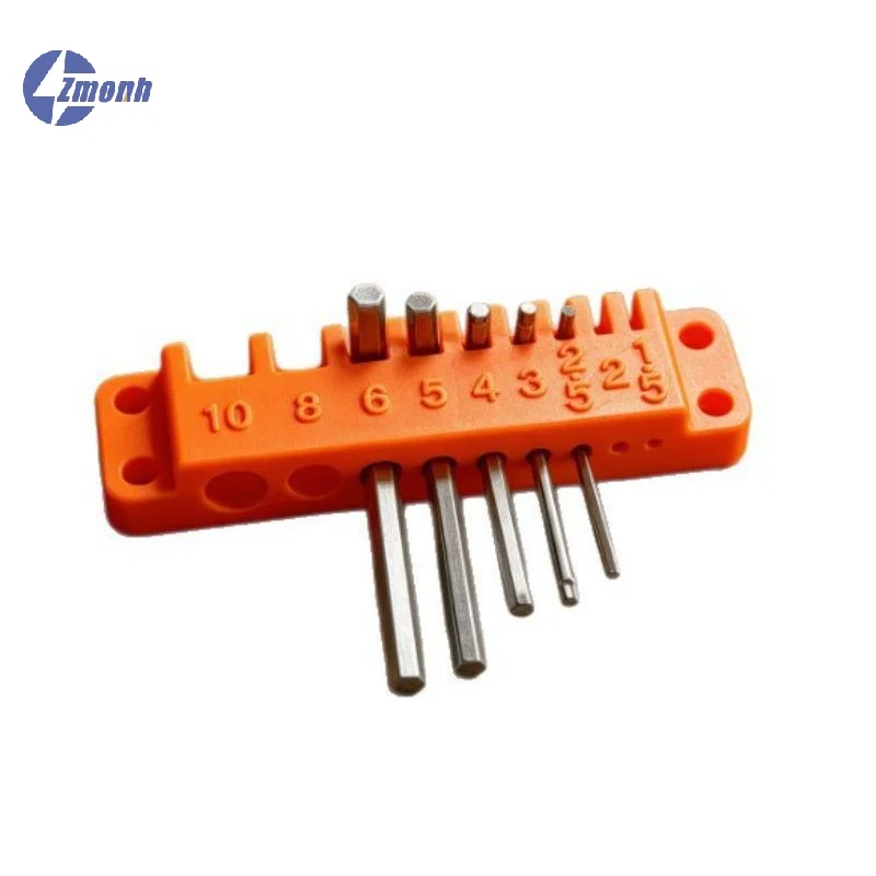 New！10 Sizes Numbered Hex Socket Organizer, Punch-Free Wall Mount Tool Storage Rack For Pegboard Workshop