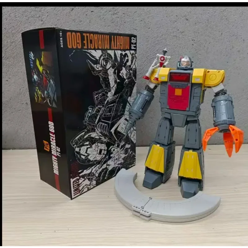 

In Stock 26CM Pangu Transforming Toy PT-02M PT02M God Scale Reduction Defense Fortress Movable Figure Model Statue Birthday Gift