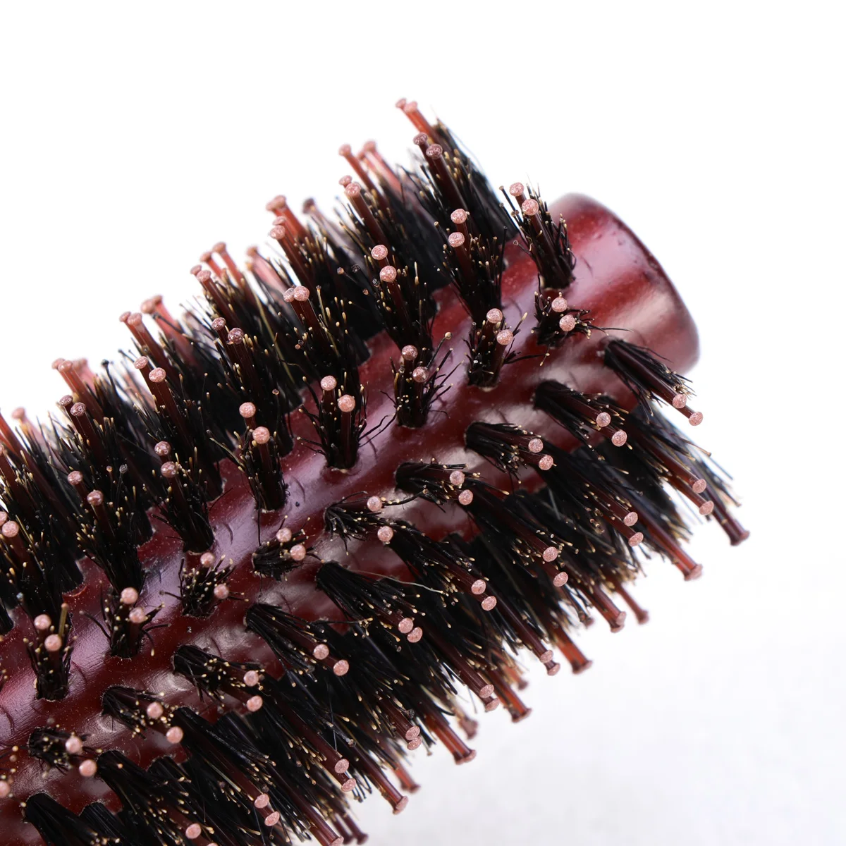 

Bristles Hair Brush Comb Wood Handle Hair Combing for Shiny Silky Hairstyle (14-Row with Bight Coffee Color)