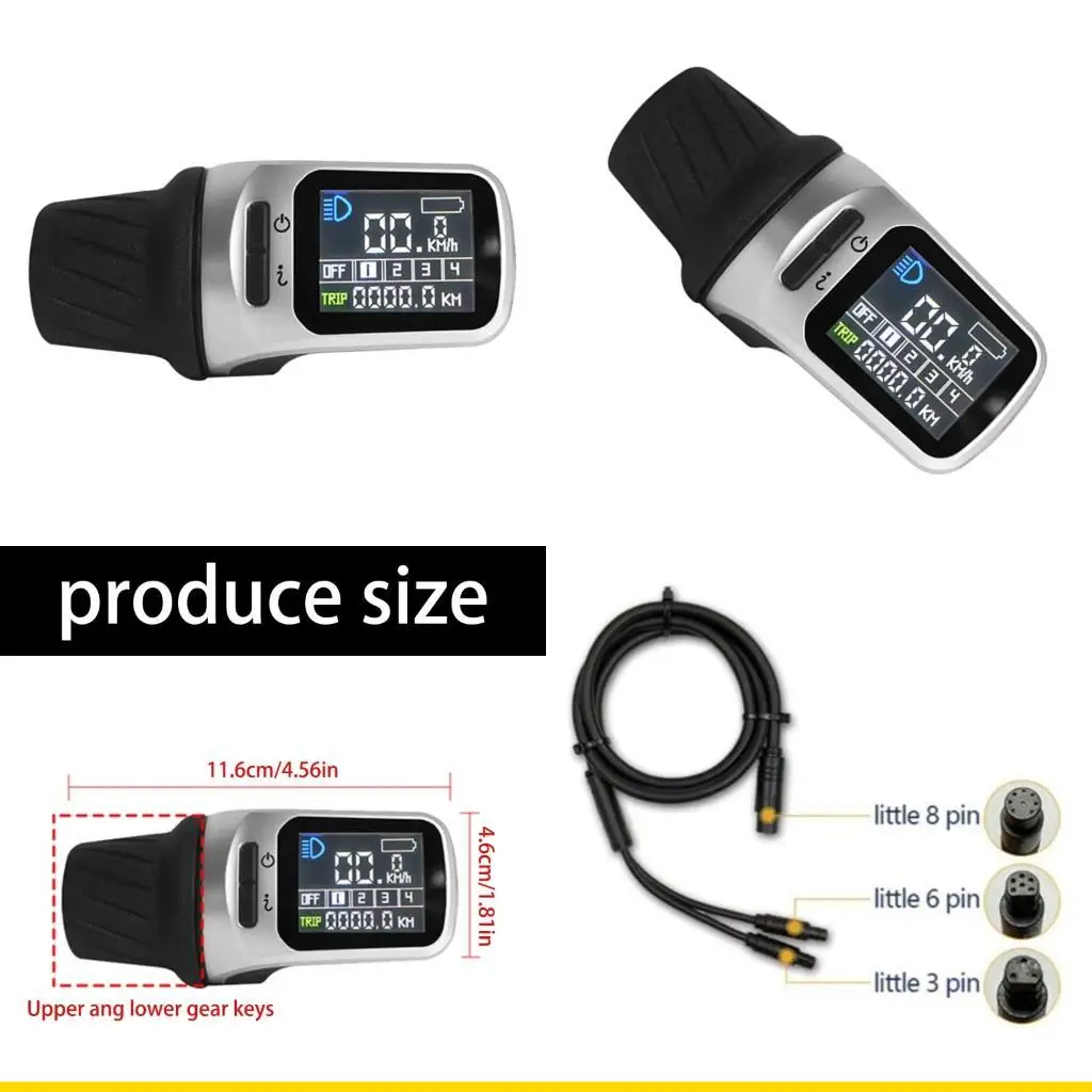 

SZCH High Resolution LCD Display Unit For TSDZ2 TSDZ2B Electric Bicycles Speed