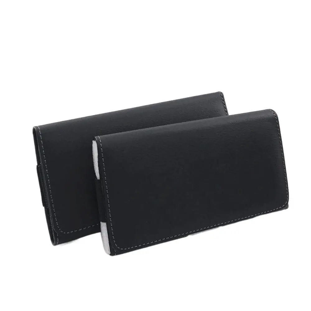 

Leather Litchi Texture Style Horizontal Style Mobile Phone Pocket Mobile Phone Waist Bag Waist Pack Phone Belt Hanging Pouch