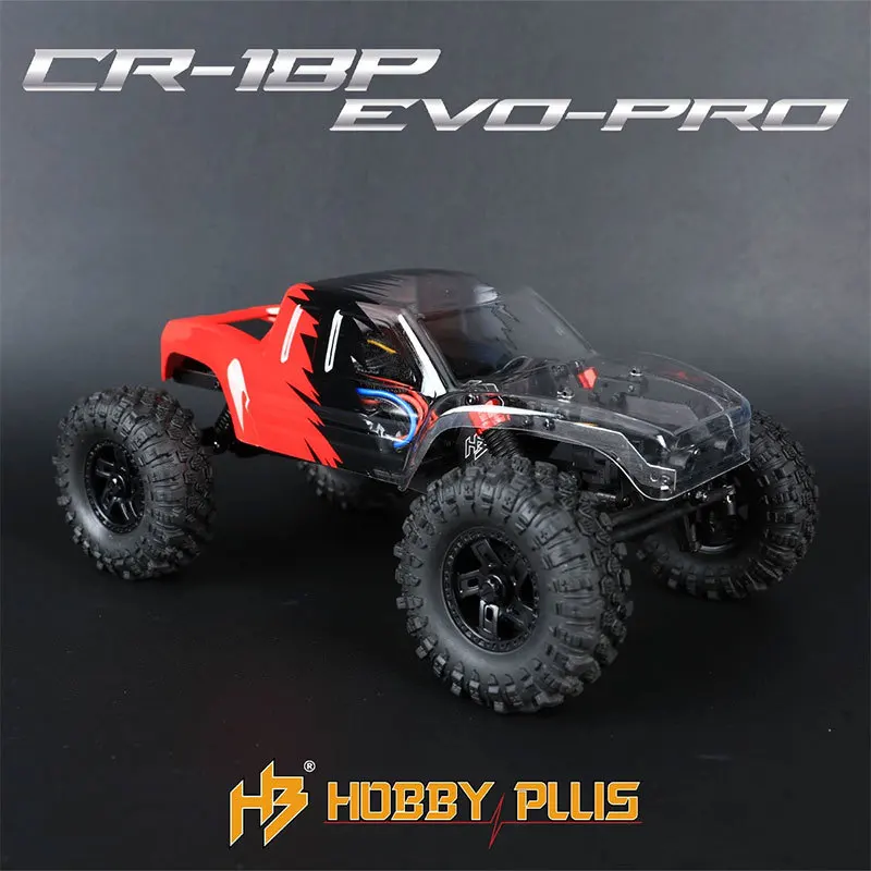 Hobby Plus Cr18p Evo Pro Lcg 1/18 Rc Cars Brushless 4wd Rock Crawler Climbing Off-Road Electric Remote Control Model Toys Gifts