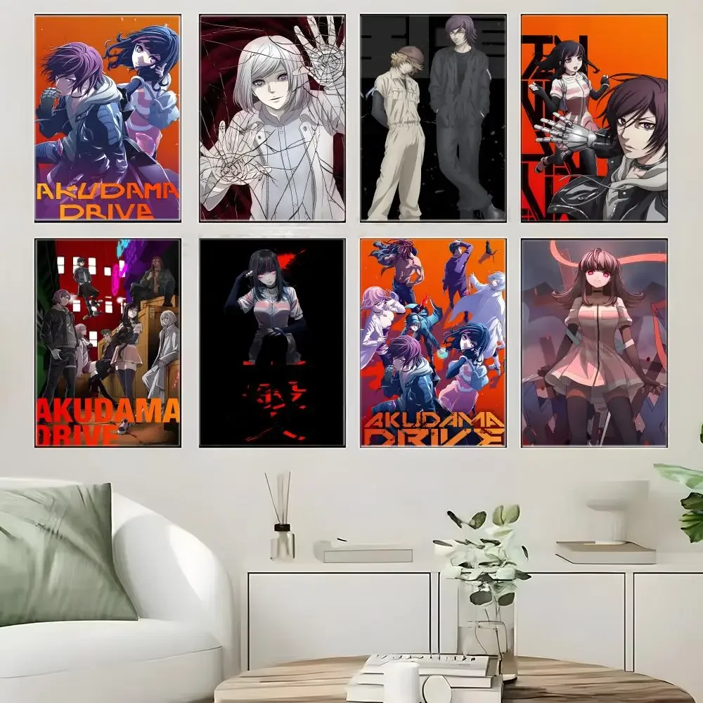 Anime SeriesA-AkudamaS DriveS Poster Crease Free Waterproof Durable All Space Wall Decor