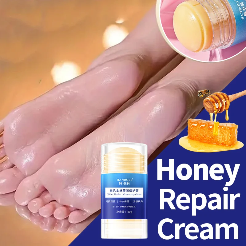 

Anti Crack Drying Foot Cream Cracked Peeling Feet Repair Hand Heel Dead Dry Skin Removal Moisturizing Emollient Care Mask 40g