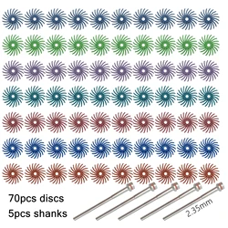 70 unidades/pacote dental composto espiral acabamento polimento roda de disco e 5pcs dental lab polimento shank mandril 2.35mm