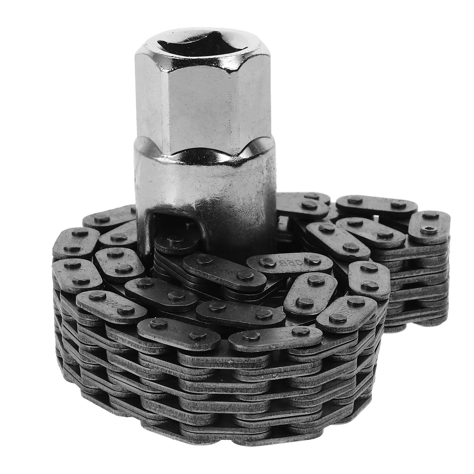 52-teiliger Kettenschlüssel, robuster Ölfilter-Kettenschlüssel, Kfz-Reparatur, Werkzeug zum Entfernen von Kraftstofffiltern, universelle Rohrverschraubungen