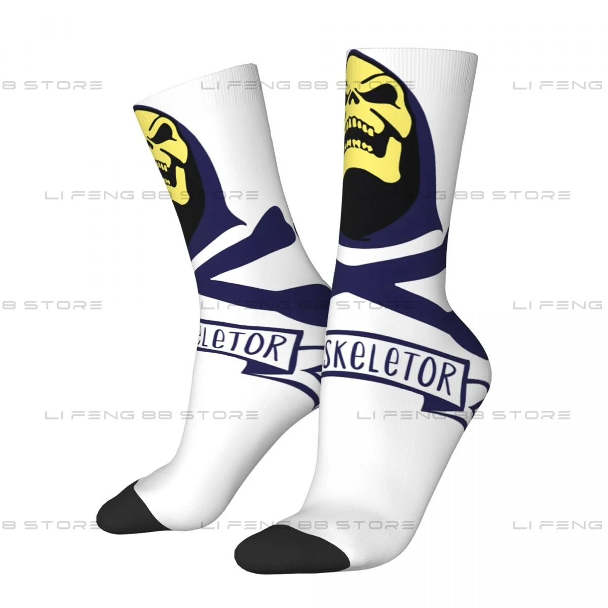 Team Skeletor Masters Of The Universe Unisex Winter Socks Warm Happy Socks Street Style Crazy Sock