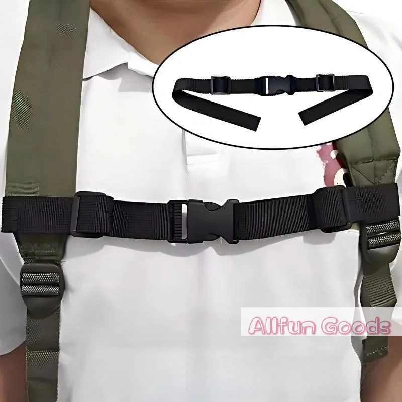 [TG835]1Pcs Bag Accessories Backpack Chest Strap Buckle Backpack Shoulder Strap Fixed Belt Non-Slip Backpack Sternum Strap