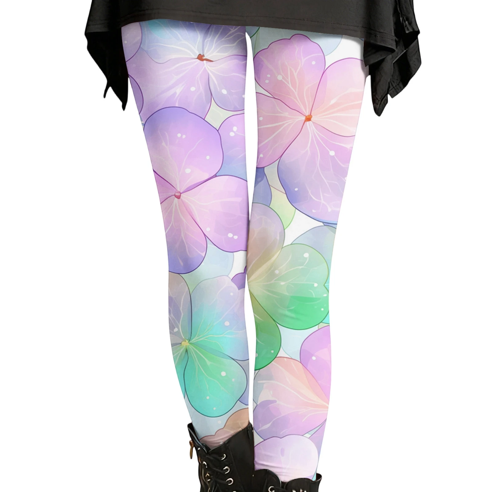 ใหม่เลกกิ้งพิมพ์ลายวันเซนต์แพทริคสำหรับสุภาพสตรี กางเกงโยคะแฟชั่นสำหรับผู้หญิง ฤดูใบไม้ผลิ ฤดูใบไม้ร่วง กางเกงลำลองสำหรับผู้หญิง