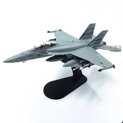 Diecast 1:72 Scale American F/A-18F fighter Alloy Finished Aircraft Simulation Model Static Decoration Souvenir Gifts For Adult