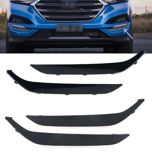 Lampa do jazdy dziennej Osłona ramy Do Hyundai Tucson 2015 2016 2017 2018 wykończenie Światło przeciwmgielne Osłona ramy wykończenie Naklejka Akcesoria