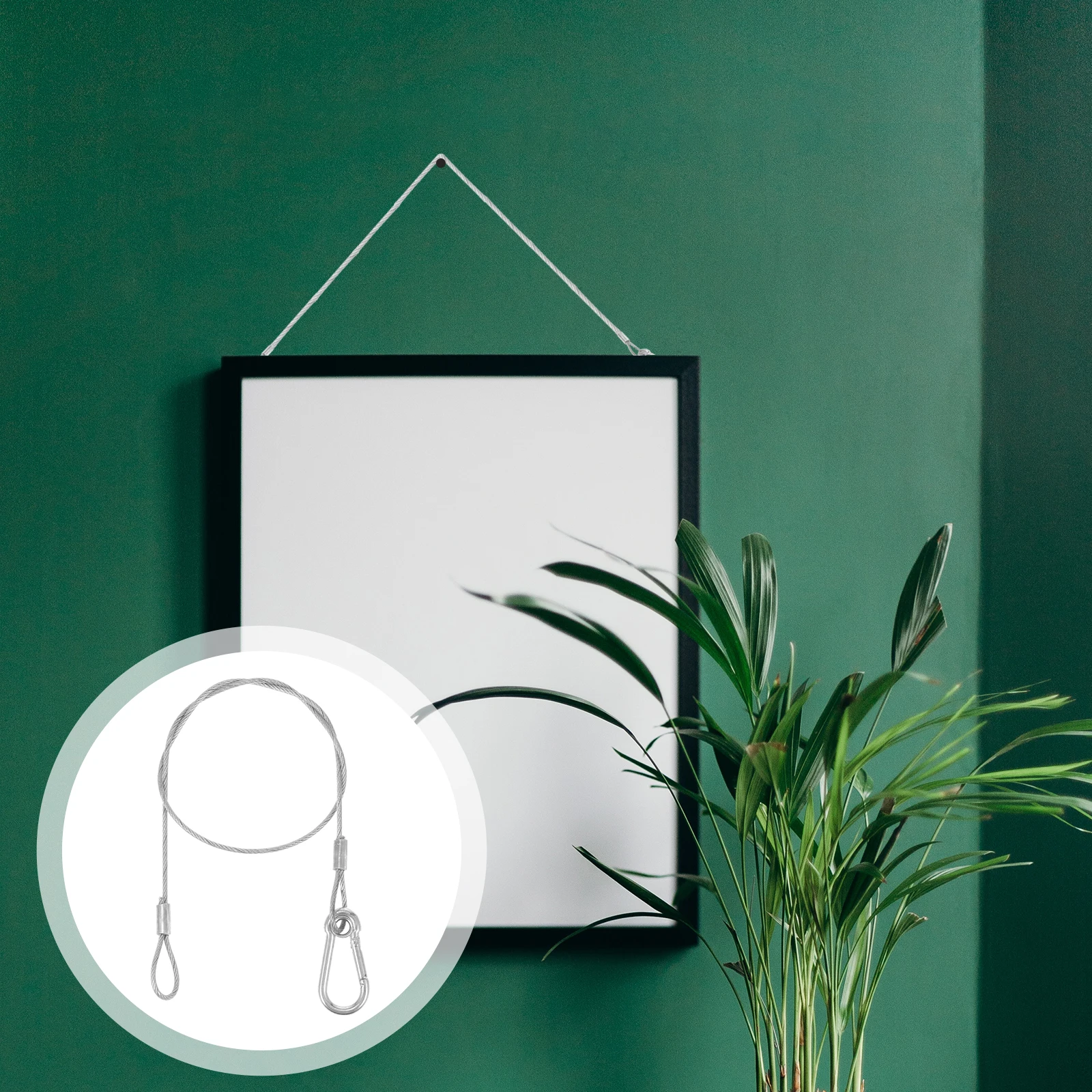 

5pcs Safety Rope for Stage Light Durable Stainless Steel Cable Lamp Accessories Silver Color Labor Protection Lights Safety