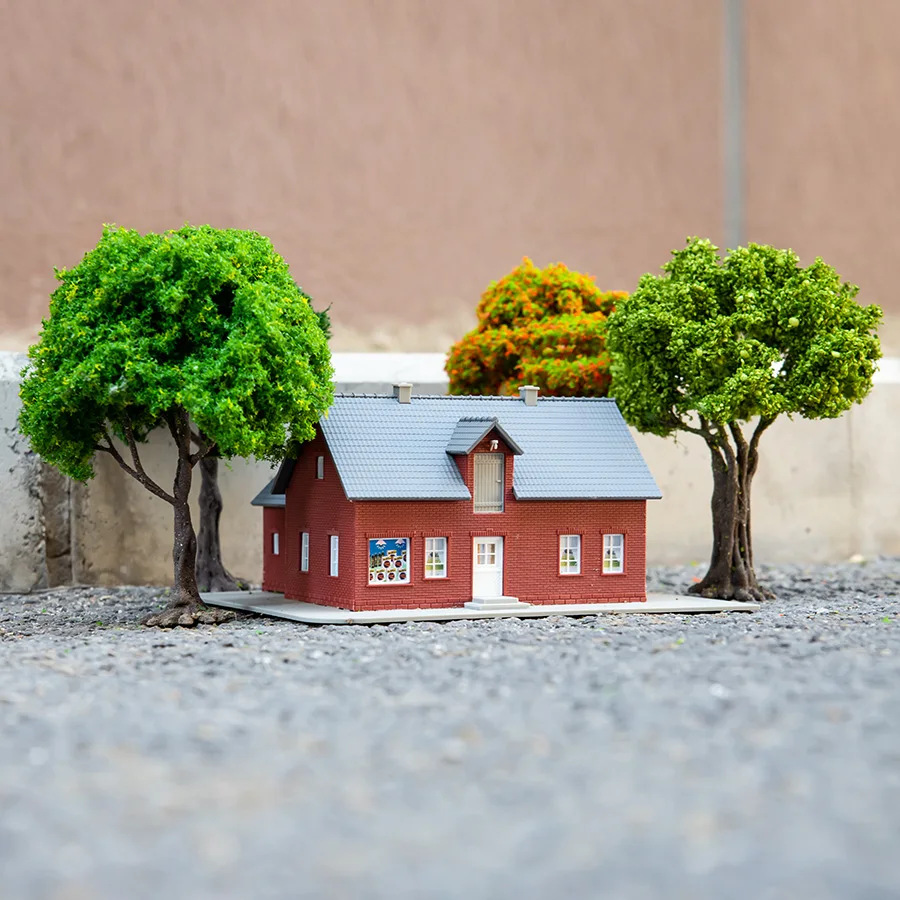 10-15cm Simulation Miniature Wire Trees Model Artificial Plant Toys for Railway Train Layout/Diy Model Making/Diorama