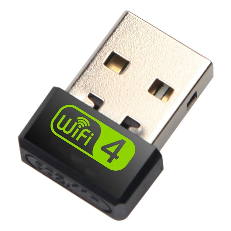 2X USB Wifi Adapter, 150Mbps Single Band 2.4G Wireless Adapter, Mini Wireless Network Card Wifi Dongle