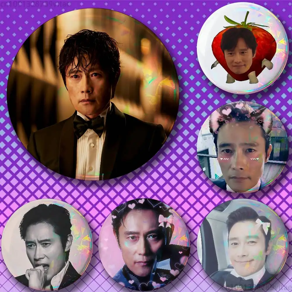 

L-Lee Byung Hun Pink Bow 25mm 75mm 44mm 58mm 32m Brooches Badges Pins for Accessories