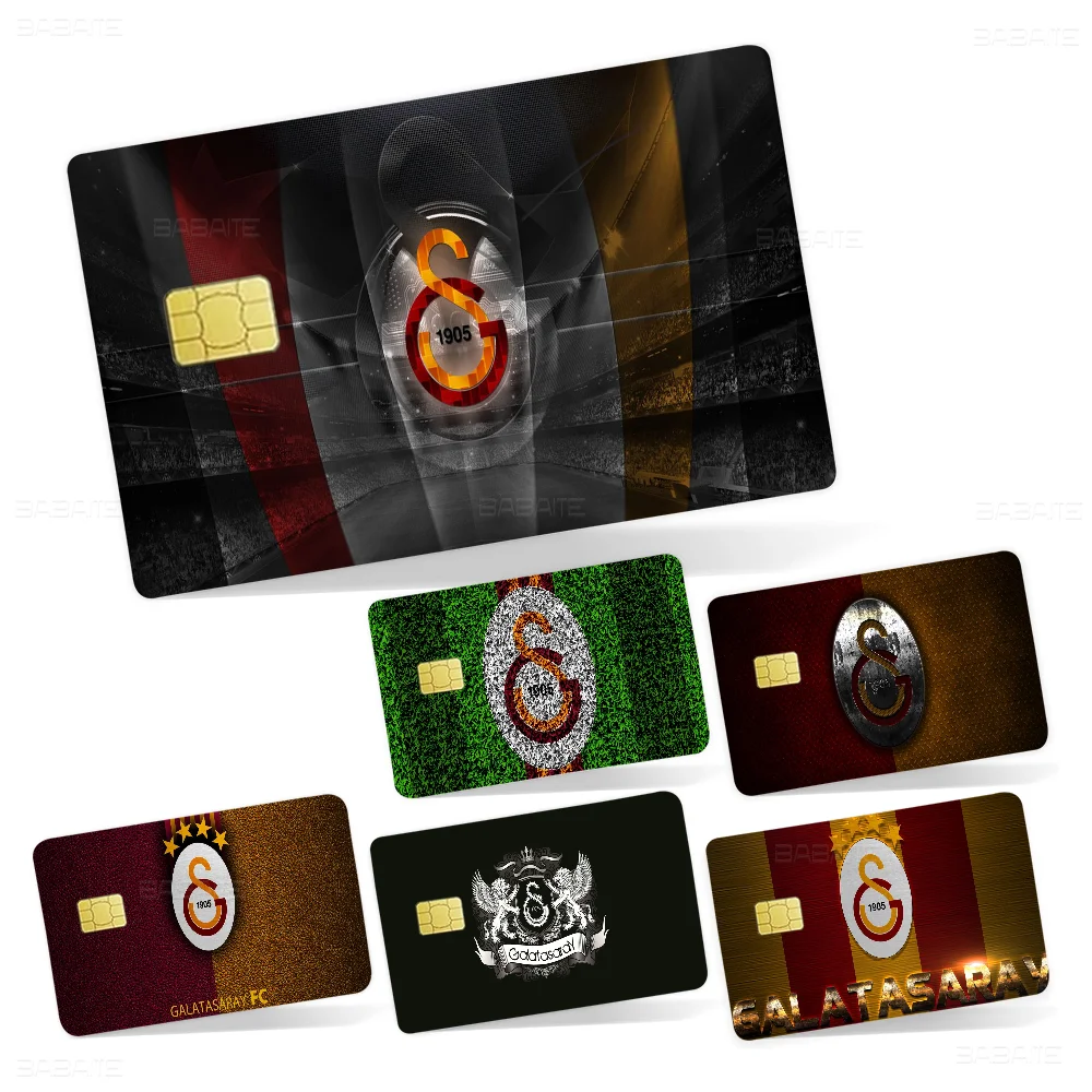 1905 G-Galatasaray Logo Anmie Sticker Film Skin Cover For Credit Card Debit Bank Card Front