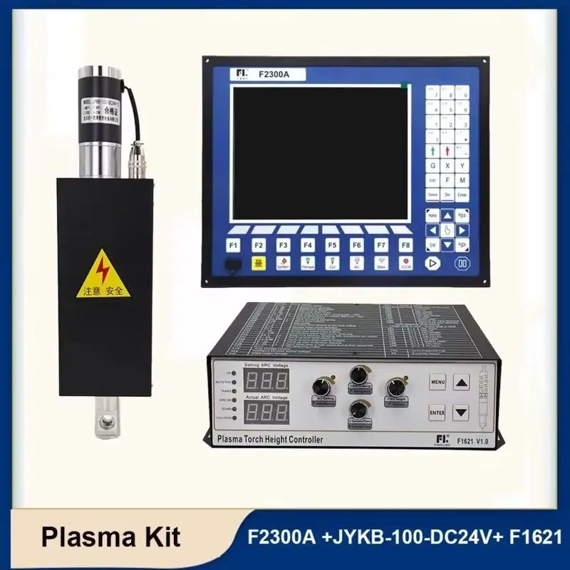 

2-axis CNC plasma cutting motion control system kit cutting controller F2300A digital arc voltage height adjuster F1621 HP105