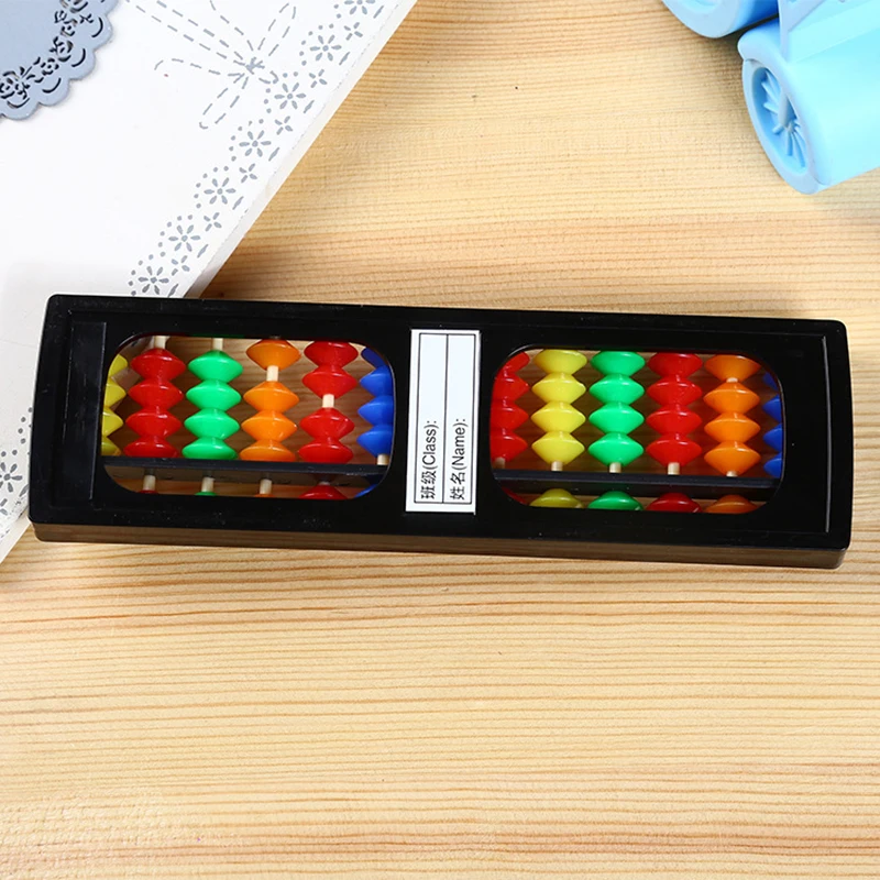 Montessori Arithmetic Soroban Colorful Beads Mathematics Calculate Chinese Abacus Education Learning Maths Tools