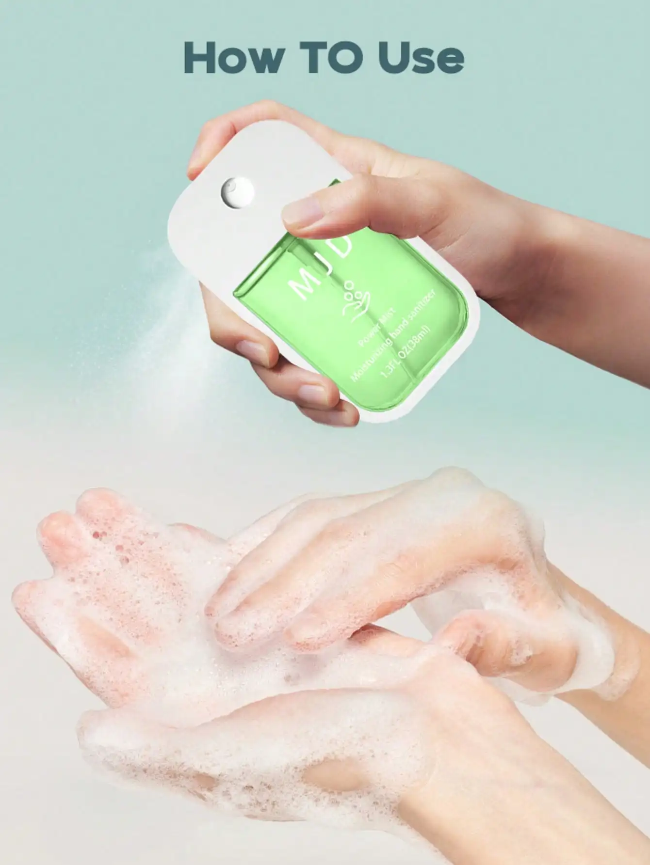 Portable hand sanitizer spray, gently clean hands, keep hands clean, convenient hand sanitizer, fragrant, mild