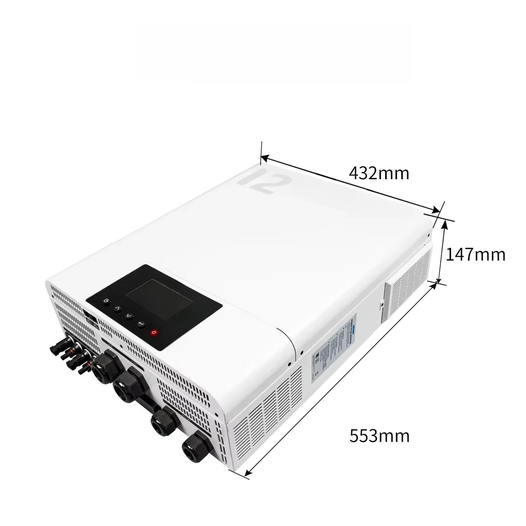 

SUOER MAX 12KW 48v Solar Hybrid Inverter With 500V PV Input Voltage 150A MPPT Solar Charger