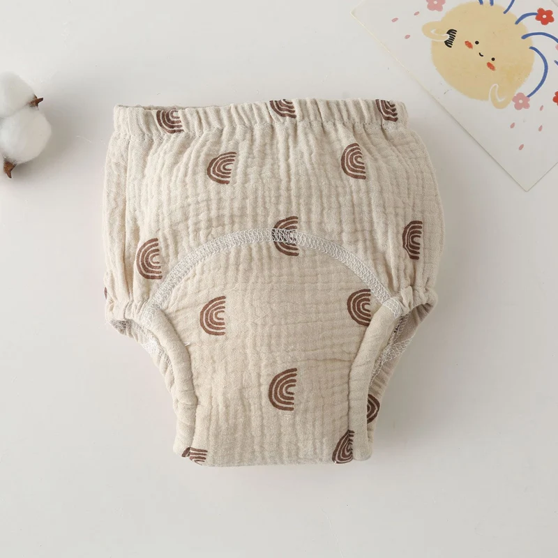 

Хлопковые тренировочные штаны класса А для детей — летнее нижнее белье для приучения к горшку, толстые впитывающие сердечники с милыми рисунками животных