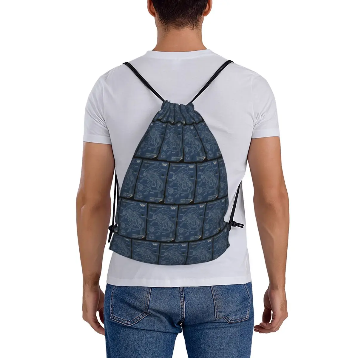 Xenomorph Queen Alien Backpacks Portable Drawstring Bags Sports Bag Book Bags for Man Woman School